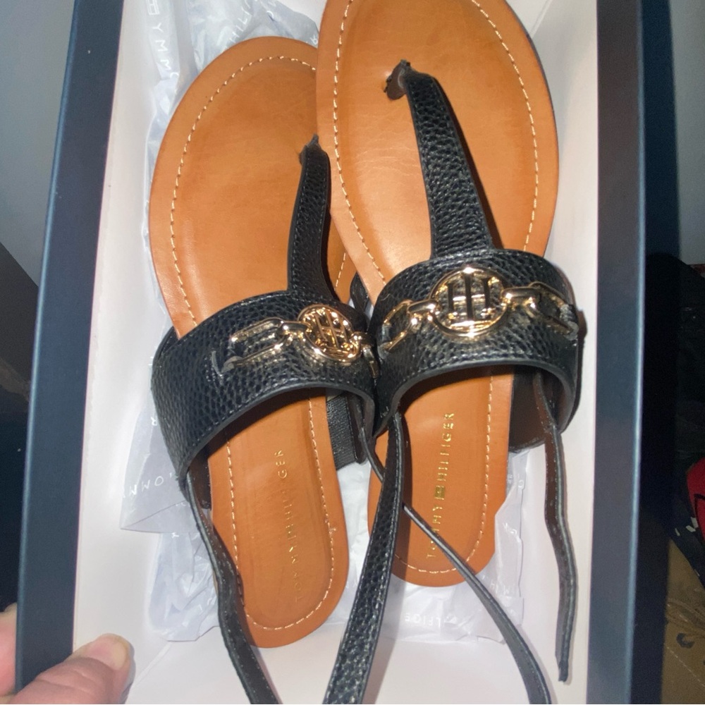 Tommy Hilfiger Women's Black Sandals